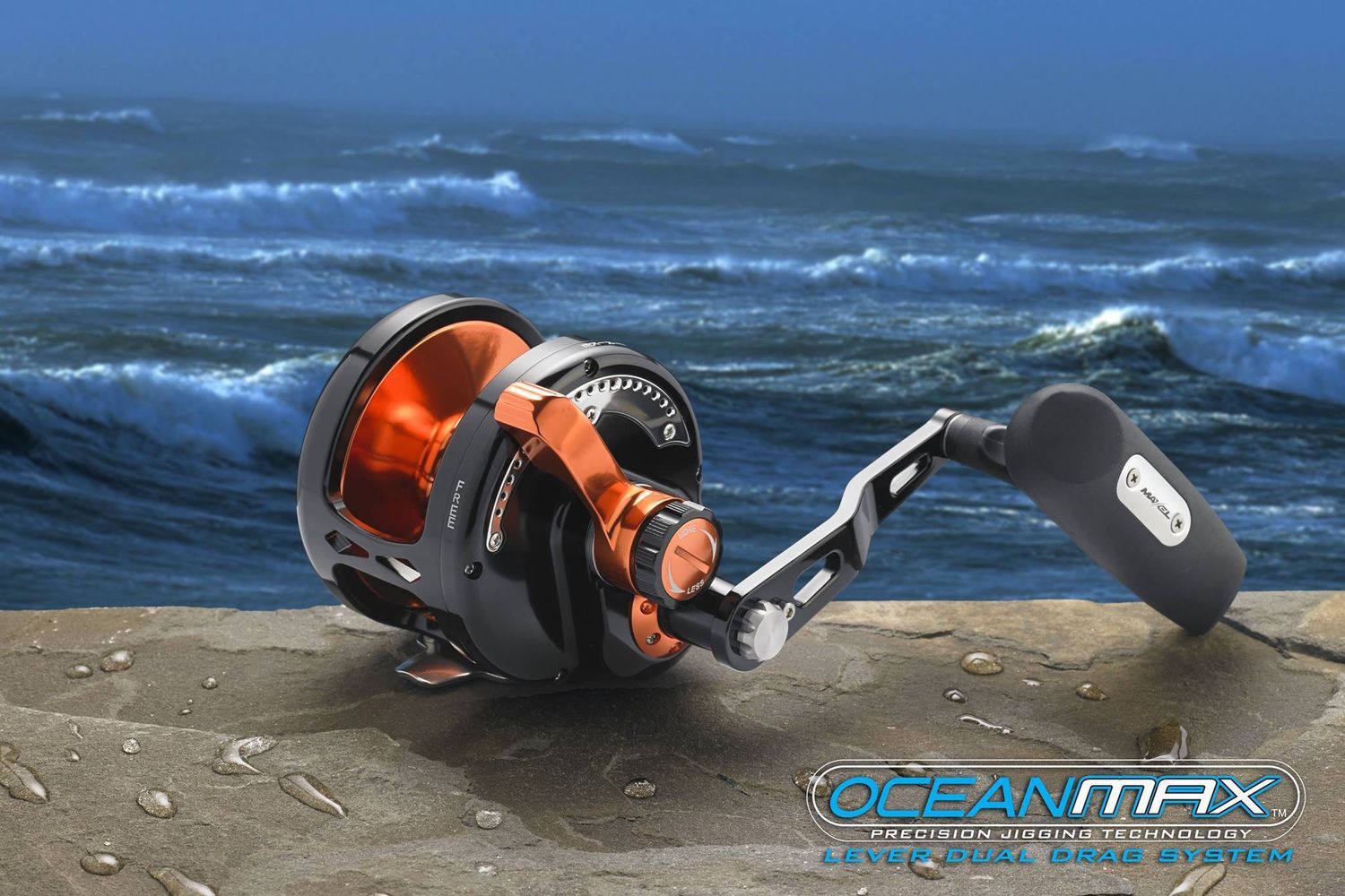 OceanMax Single Speed Lever Drag Jigging Reels OM6 - USA model