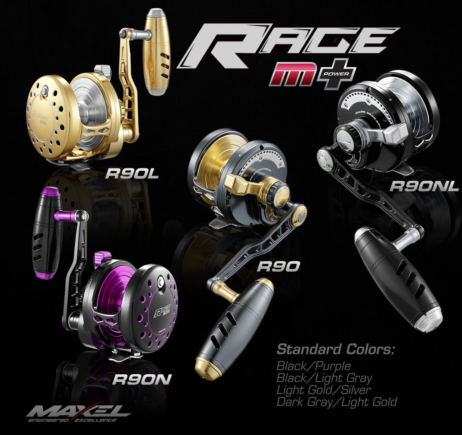 R90NL Rage Series Reel Left Handed