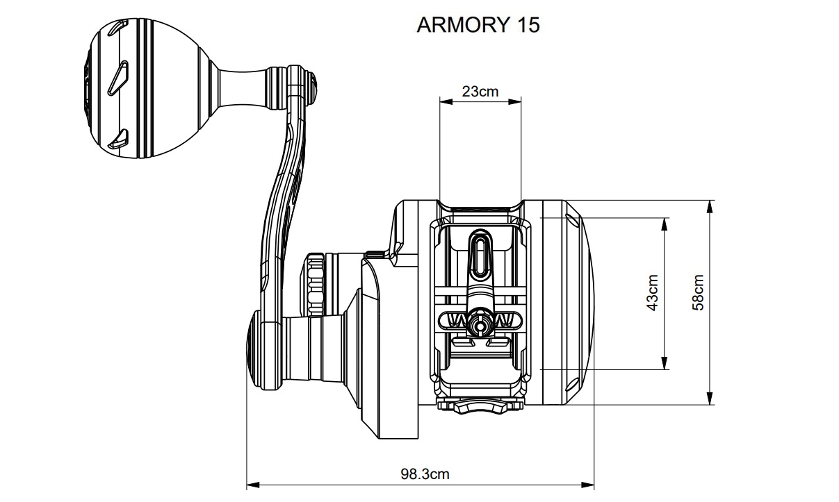 MAXEL ARMORY （アーモリー）15 レベルライン付き PE2号