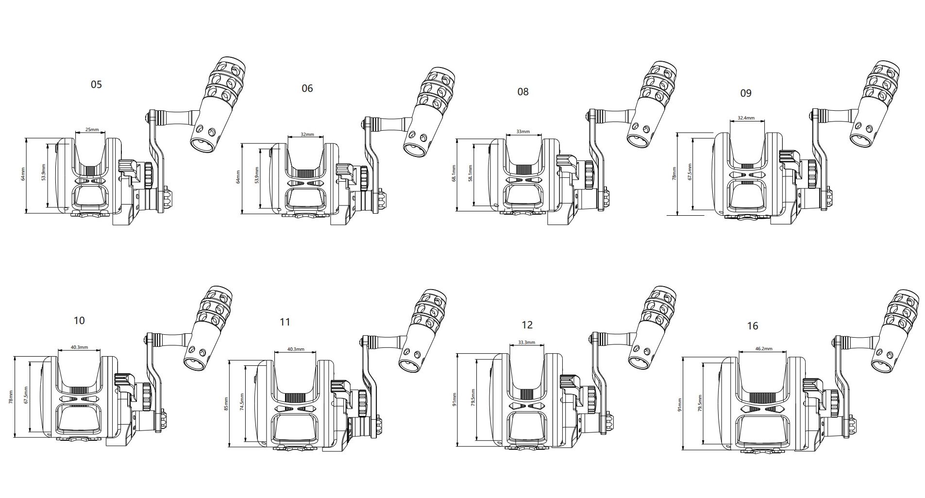 Maxel SeaLion 2-Speed Dual Drag Reels